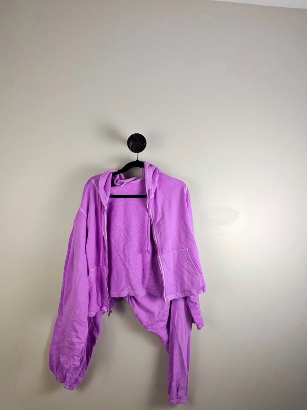 Old Navy neon purple set 4X